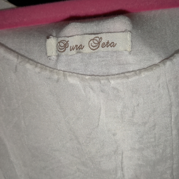 Cream Silk Blouse - Picture 3 of 4